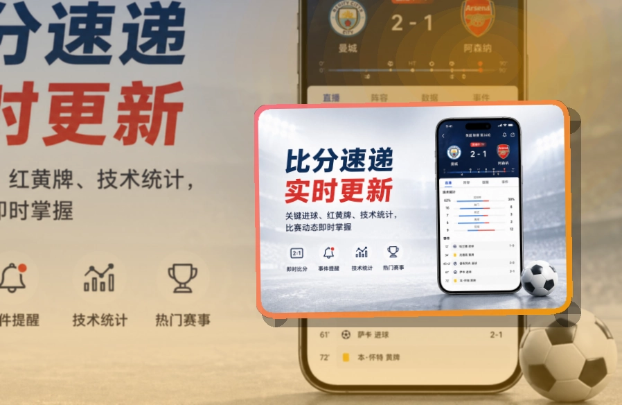 轻量下载 · 直播比分App · 电脑手机都能衔接界面展示